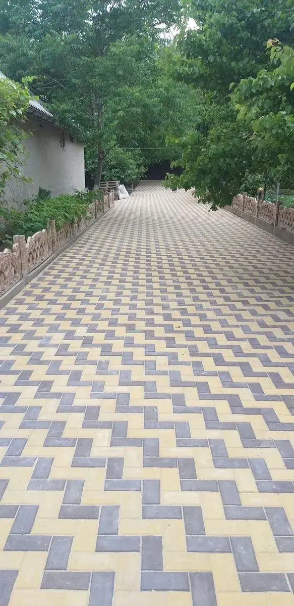 Доріжка ялинкою в саду